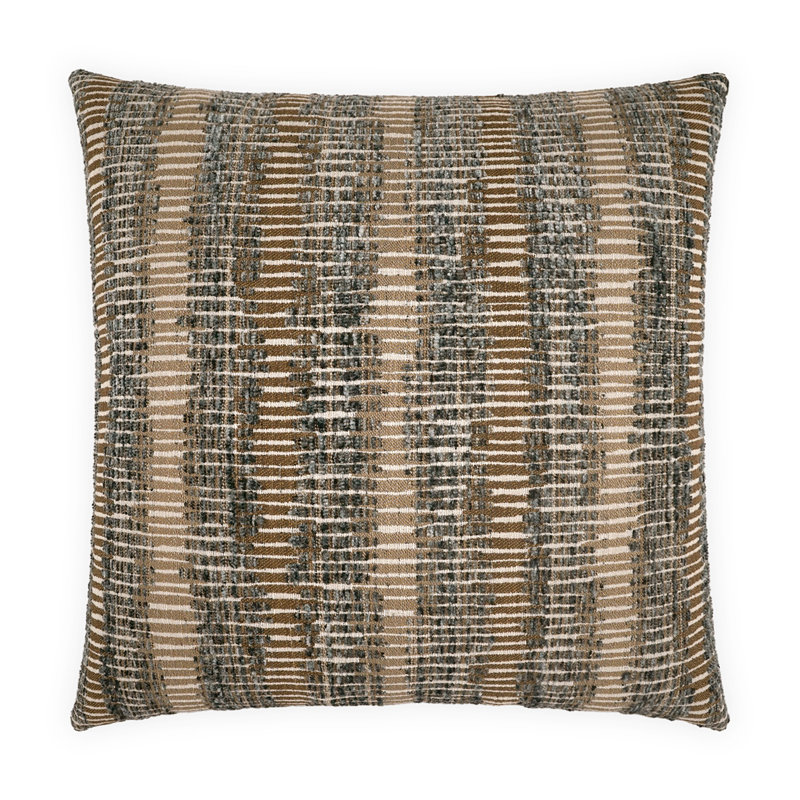 Ramone Throw Pillow, Square 20", Granite