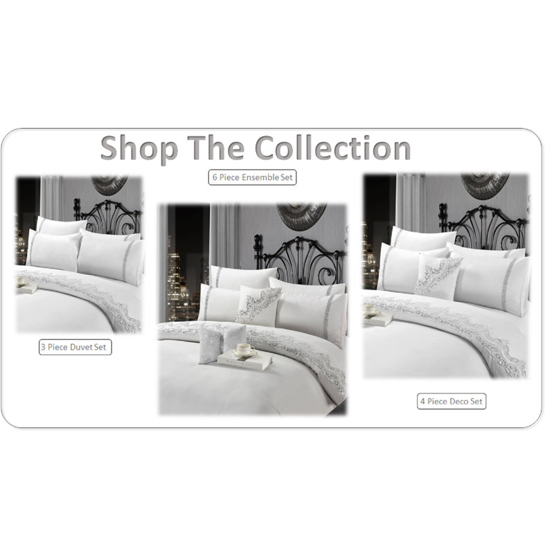 Adoncia Ivory Square Throw Cushion Cover