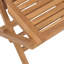 Melbeta 4 - Person Teak Solid Wood Patio Dining Set Umbrella Hole Included Square Table