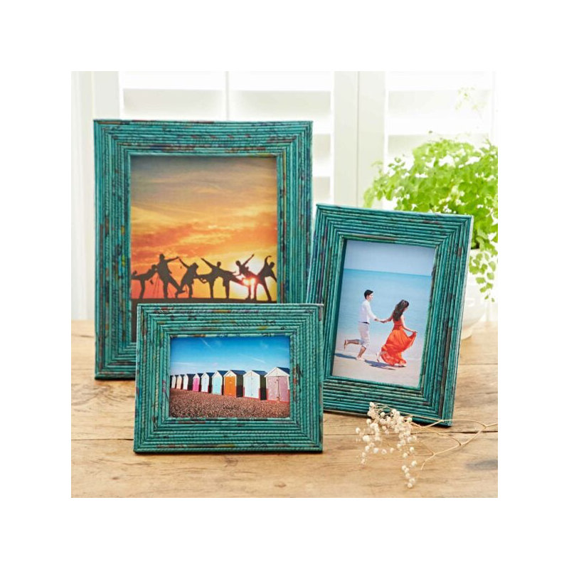 Paper Picture Frame, 12.7cm x 17.8cm, Teal