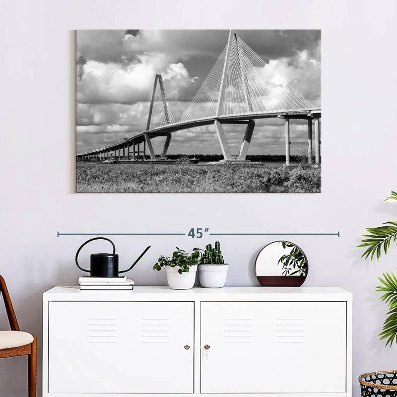 Lilie BW Cooper River Bridge, 26" H x 39" W