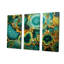Amazonite dorée verte dorée - géode de pierre, art mural-2140825122-2140825124