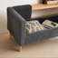 Banc de rangement avec repose-pieds l 65,4 po avec accoudoirs et coussins-685082895
