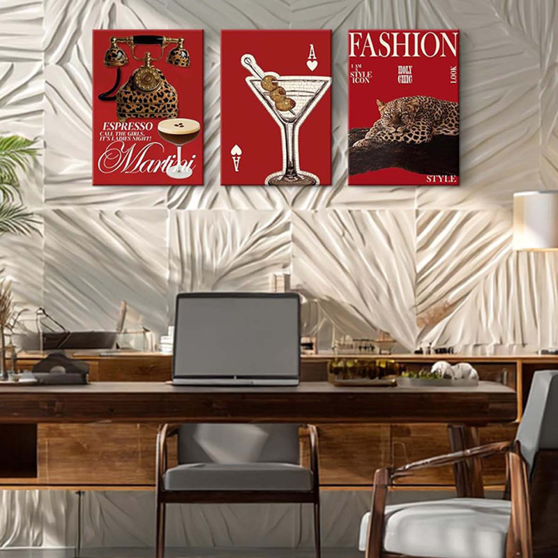 3 Piece Wrapped Canvas Print, 40 cm H x 30 cm W