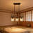 3-Light Dimmable Modern Linear Bird Chandelier