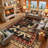 Southwestern Brown Non-slip Washable Area Rug-1633187244