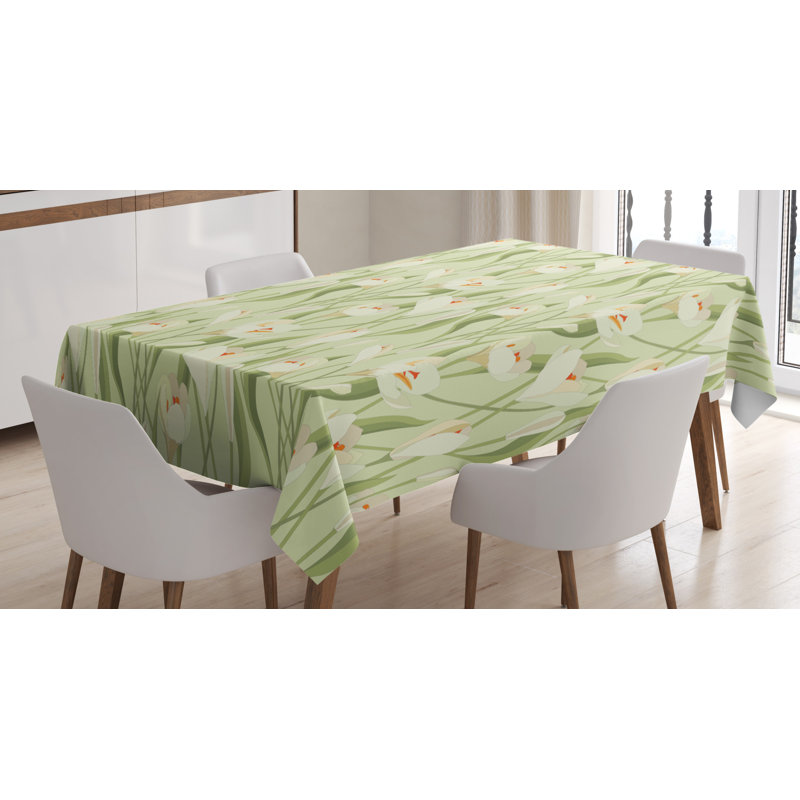 Garden Art Tablecloth, 70" L x 52" W