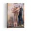 Couple de ballet dansant, art mural abstrait et romantique contemporain-1724476952