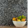 Mother of Pearl 5.28" x 5.64" Seashell Fish Scale Mosaic Tile in Charcoal