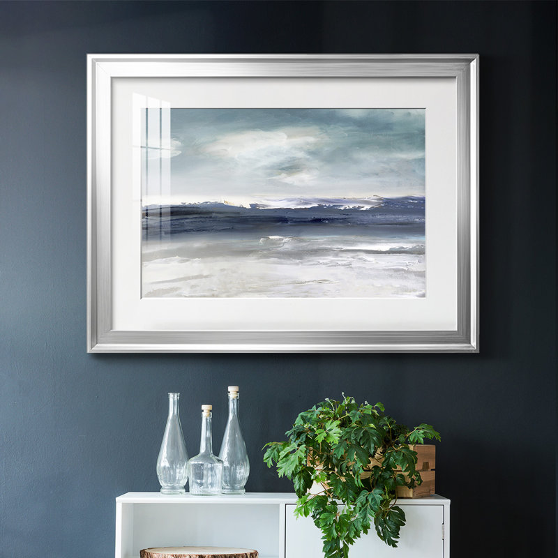 Beachcombers Paradise, reproduction d'art encadrée, Argent, H 19 po x l 27 po x P 1,5 po