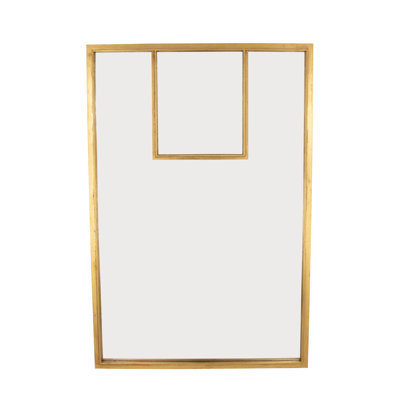 Porta Rectangle Metal Mirror