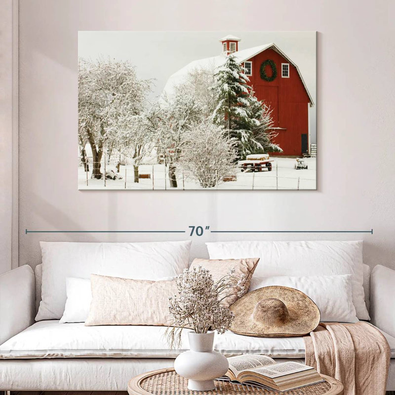 Lilie Festive Barn, 32" H x 48" W