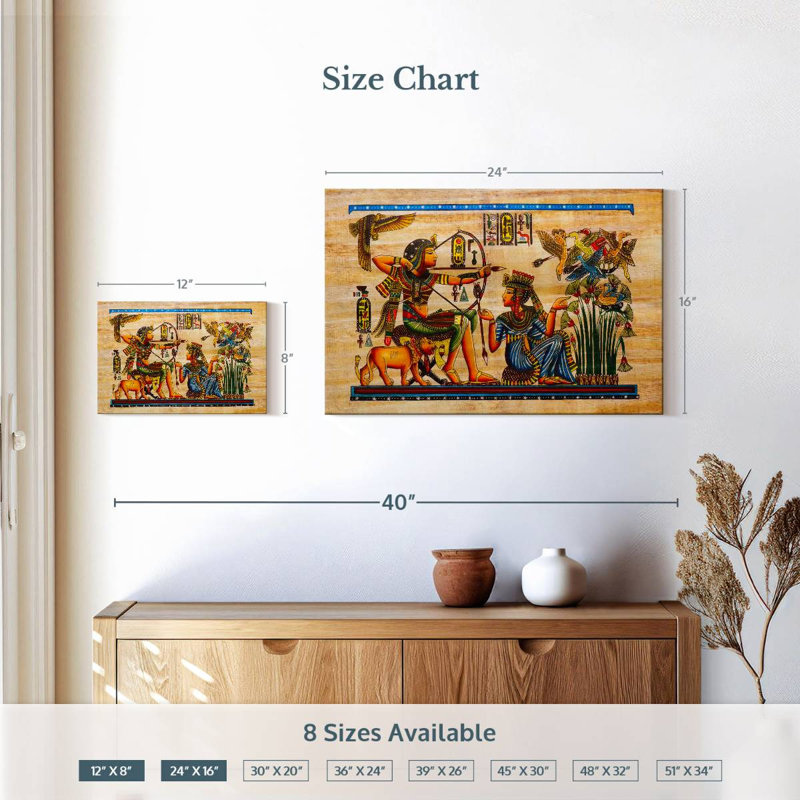 Senne, chasse aux oiseaux antiques, H 16 po x l 24 po