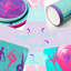 Gymnastics Birthday Party Decorations,78Pcs Gymnastics Party Supplies