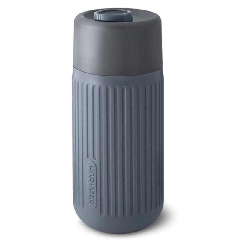 Black+Blum Glass Travel Cup 340ml, Grey
