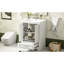 Meuble-lavabo de 61 cm avec lavabo en céramique, style contemporain, matériaux de qualité, rangement organisé, lavabo inclus, meuble fonctionnel