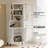Wilma 94.4"W Book Cabinet Storage Bookcase-1152892537