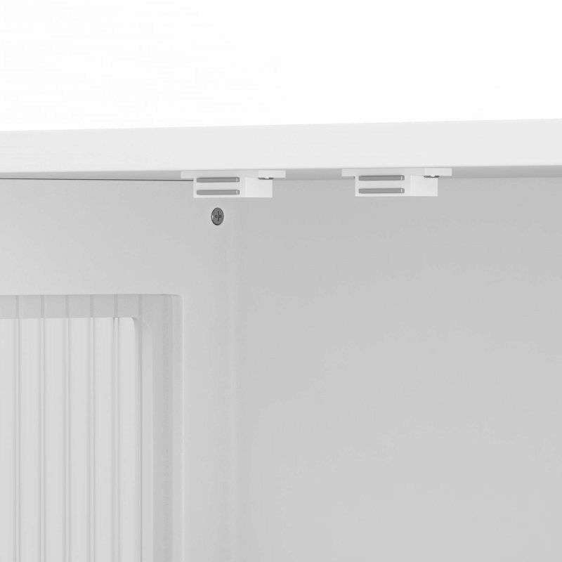 3-Door Bathroom Wall Cabinet, White
