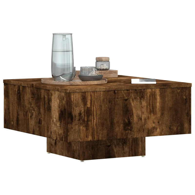 Arnkell Manufactured Wood Frame Single Coffee Table, Smoked Oak