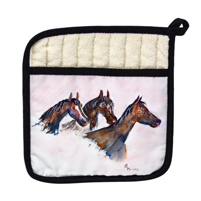 Cuisinier poignée à trois chevaux betsy drake interiors