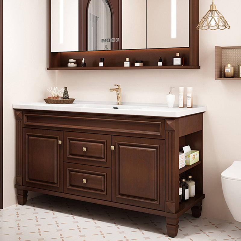 Meuble-lavabo de style américain rétro