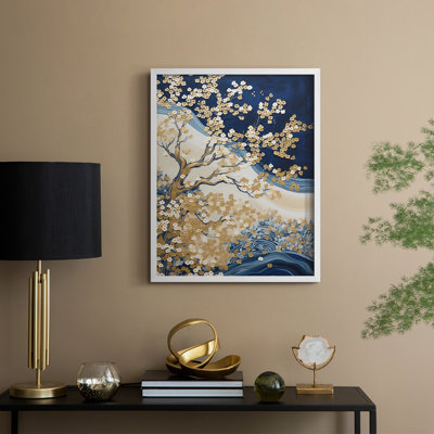 Paysages série CLXV III - reproduction encadrée de qualité supérieure - prête à être accrochée - aucun clou requis