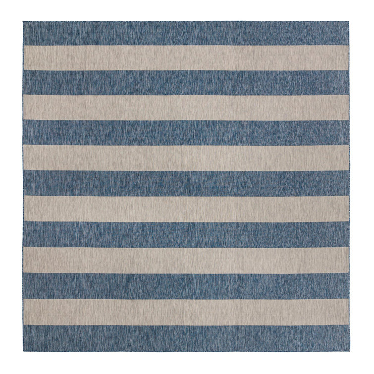 Simoes Striped Indoor / Outdoor Rug