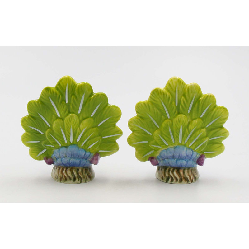 Ensemble de salière et poivrière Peacock Gifts