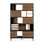 Oscar Solid Wood Geometric Bookcase