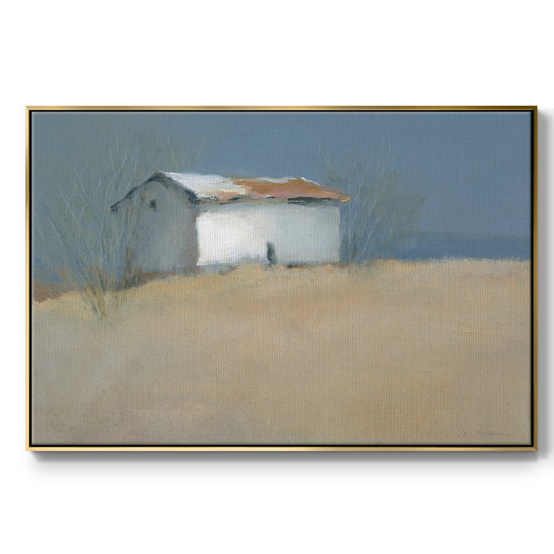 Old Homestead, reproduction d'art sur toile, H 25 po x l 37 po x P 2 po, Or