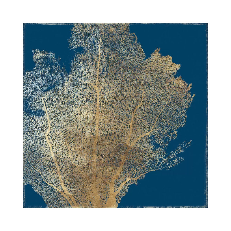Gold Coral I by Aimee Wilson - Wrapped Canvas Print, 45.72 cm H x 45.72 cm W x 1.91 cm D