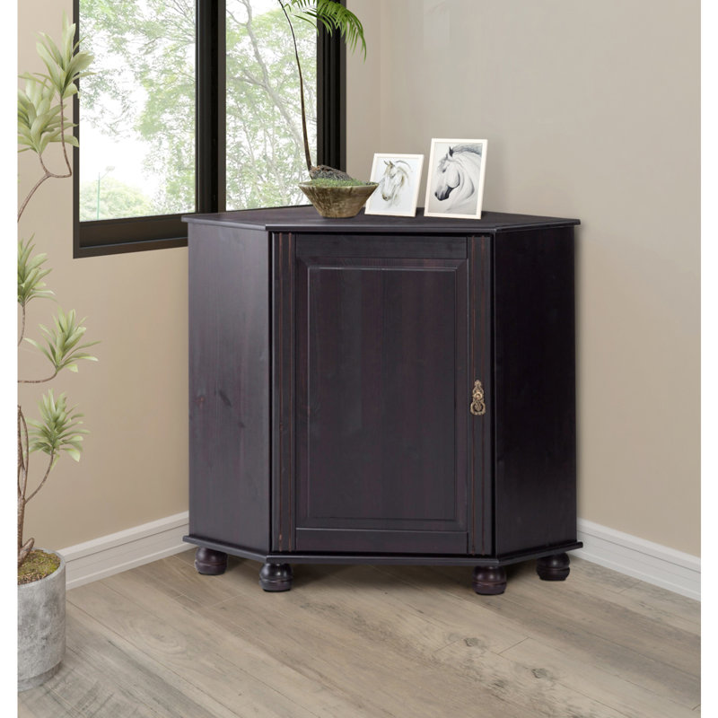 Regina Solid Wood End Table, Havana