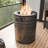 25.5" H X 19" W Fire Pit Outdoor Round Table