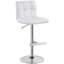Tabouret de bar ajustable blanc (ensemble de 2) pour la maison
