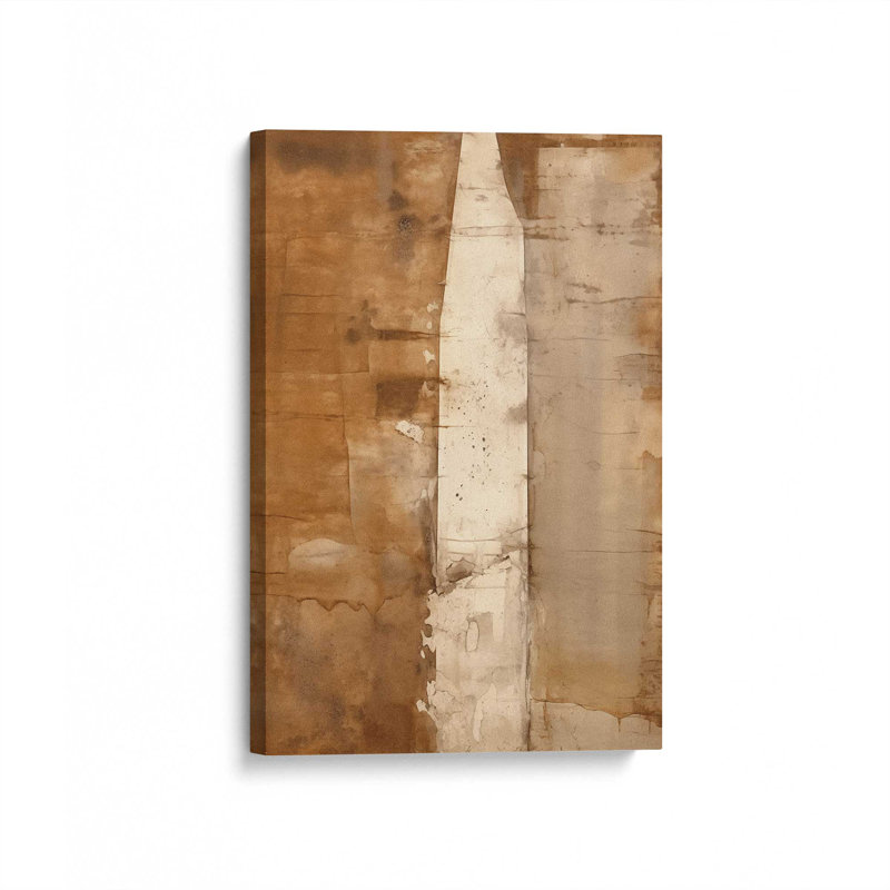 Sienna Strips II, 18" H x 12" W x 1.25" D, Wrapped Canvas