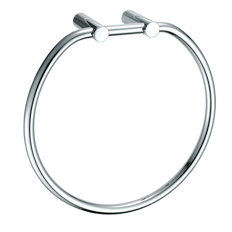 Tempo Wall Mounted Towel Ring, Satin