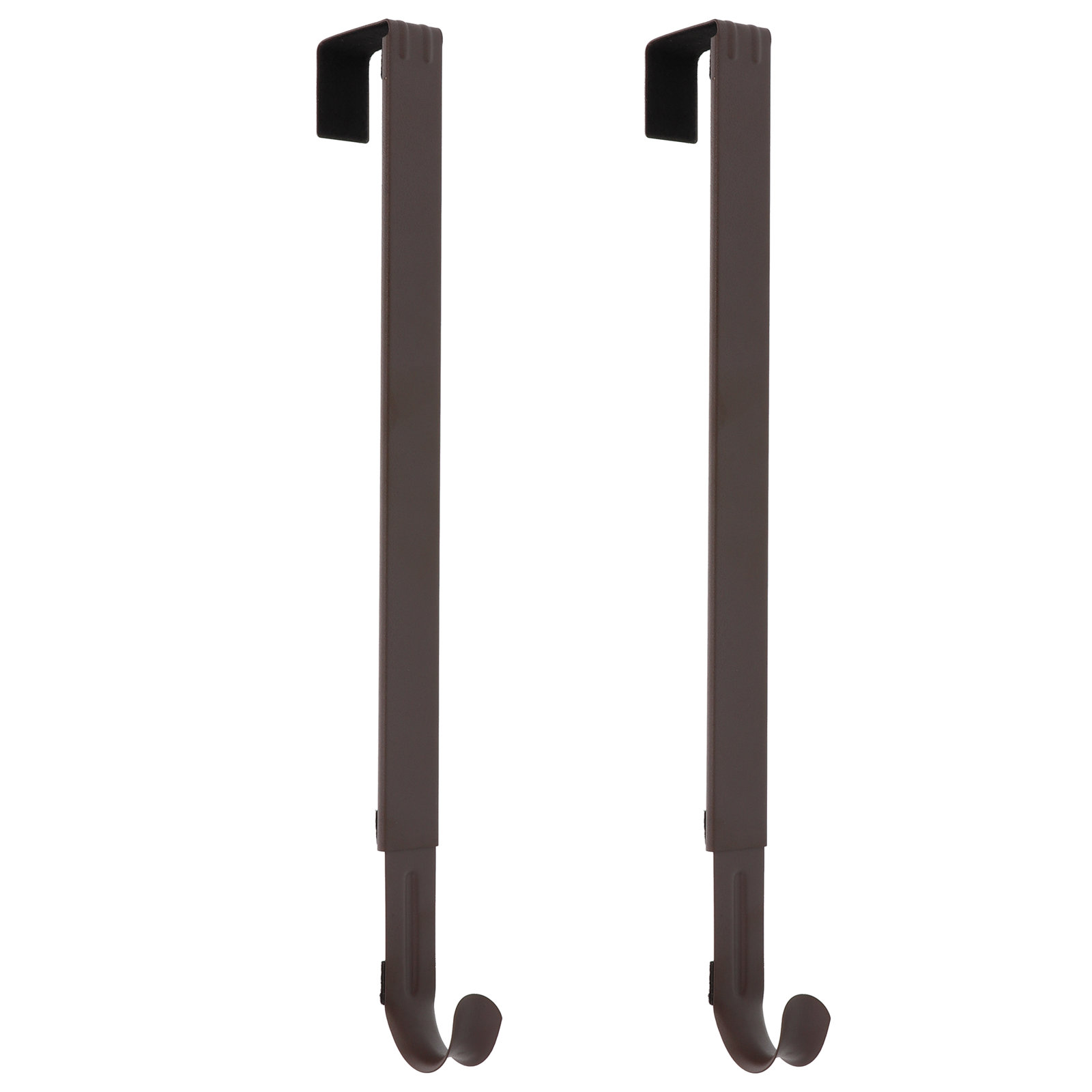 Adapt Adjustable Length Wreath Hanger, Matte Brown, 2