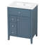 Meuble-lavabo moderne avec lavabo en céramique Kensington-128834592-128834590