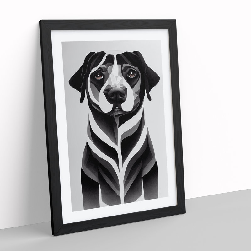 Special Dog - Single Picture Frame Print, Black Framed, 64cm H x 46cm W x 2cm D