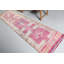 Tapis de couloir turc fait à la main en rose Herki pour escaliers et couloirs - Article 8602