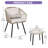 3-Piece Wicker Cushioned Patio Bistro Set-1197906989