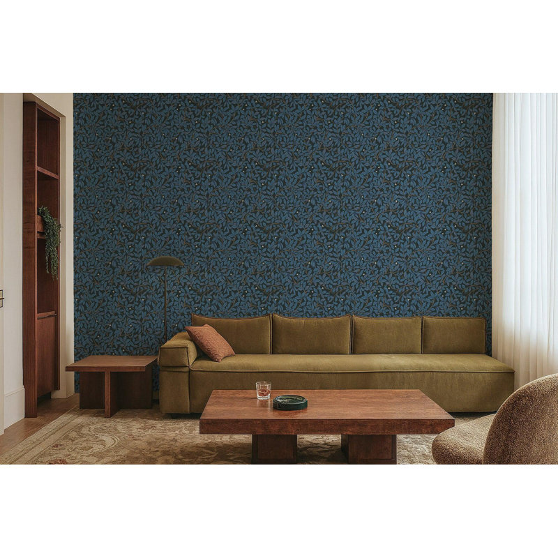 Leaf and Pod - Wallpaper, Premium Paper, Nocturne