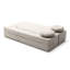 Lit pliant 2 en 1 avec oreiller, canapé-lit simple, futon kaki pour salon, bureau, appartement, sans assemblage, lit d'invité polyvalent et canapé-lit, convertible, rembourrage en mousse