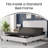 Overton Anti-skid Upholstered Adjustable Bed Base with Wireless Remote-862380088