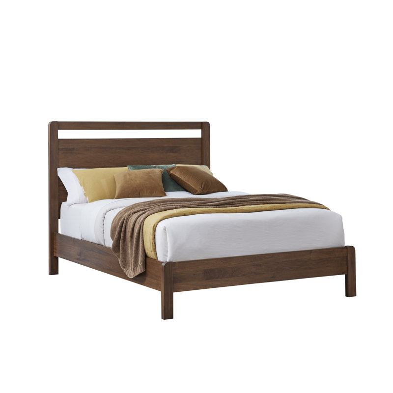 Lit simple en bois massif Kaya, Lit simple