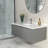 18" L x 12" W Undermount Bathroom Sink Rectangular White Ceramic Bathroom Sink Vanity Basin with Overflow