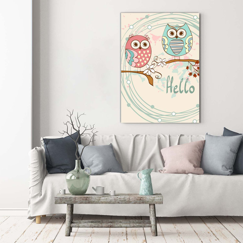 Owls - Wrapped Canvas Print