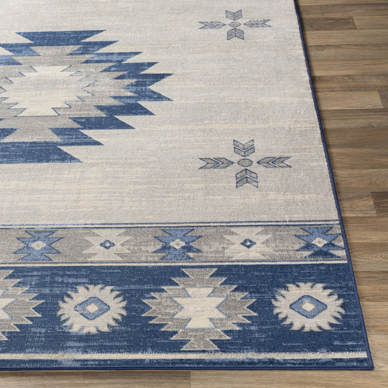 Worthing Southwestern Indoor Rug, Rectangle 6'7" x 9'6"