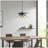3-Light Spiked Chandelier