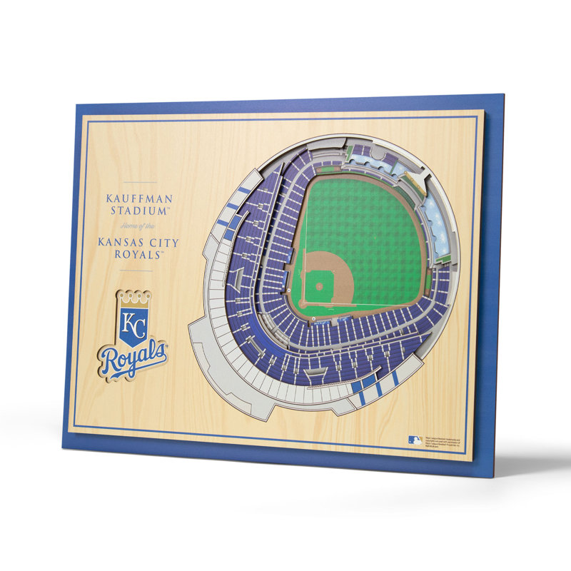 MLB 5-Layer StadiumViews 3D Wall Art, Kansas City Royals